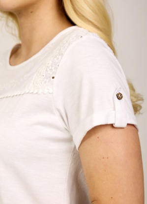 Mudflower Broderie Anglaise Floral T-Shirt